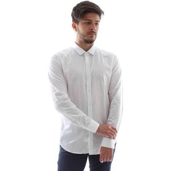 textil Hombre Camisas manga larga Gmf FS15 961138/1 Blanco