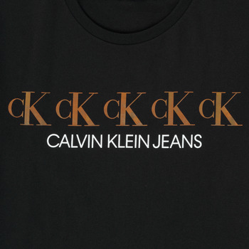 Calvin Klein Jeans CK REPEAT FOIL BOXY T-SHIRT Negro