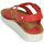 Zapatos Mujer Sandalias Kickers ODILOO Rojo