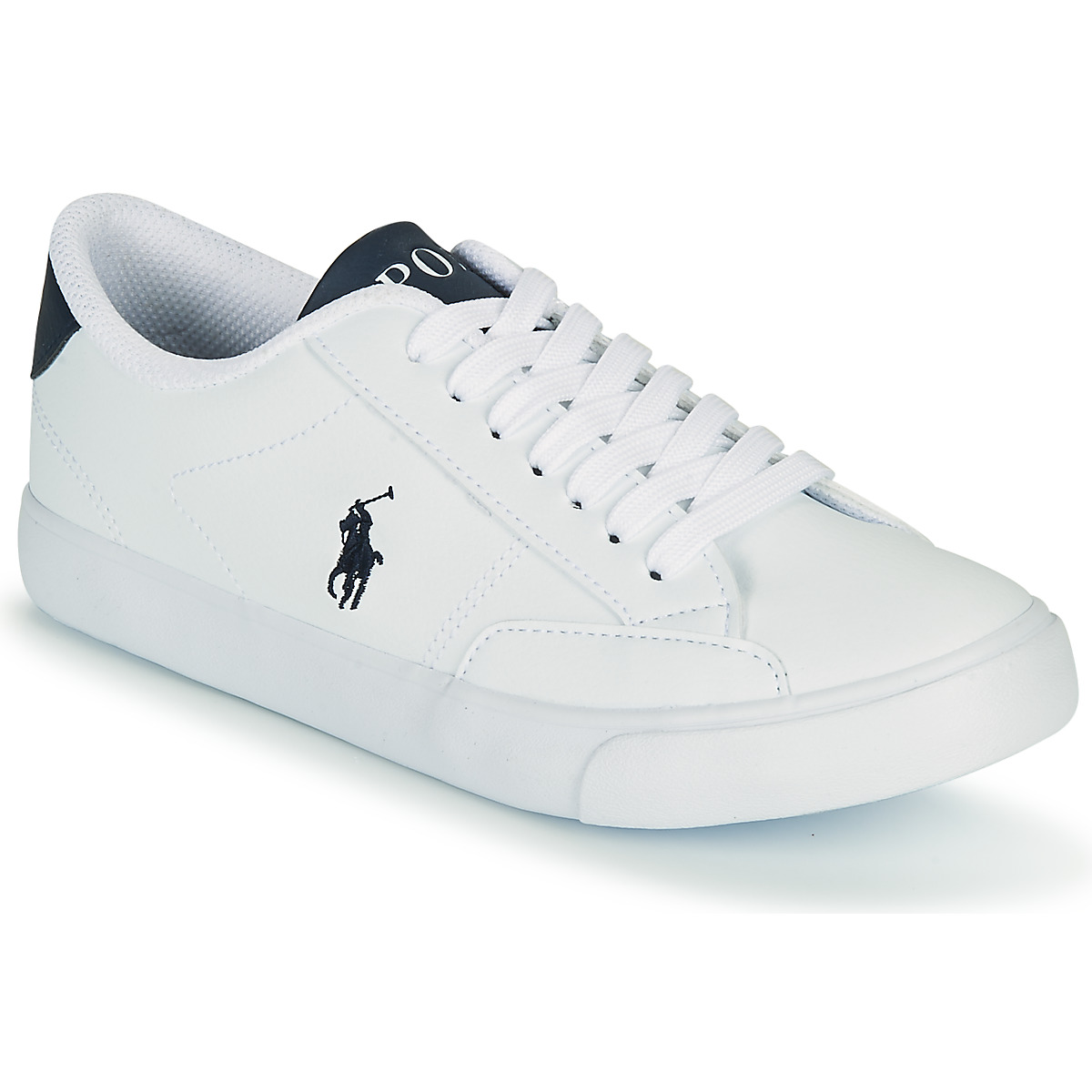 Polo Ralph Lauren THERON IV Blanco / - Envío gratis | ! Zapatos Deportivas bajas Nino €