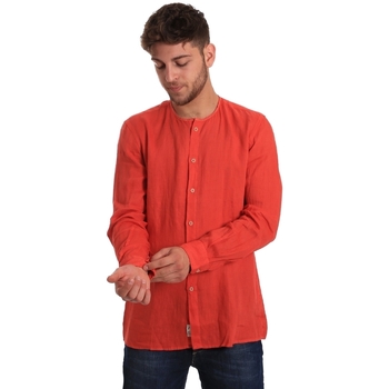 textil Hombre Camisas manga larga Gaudi 811BU45022 Rojo