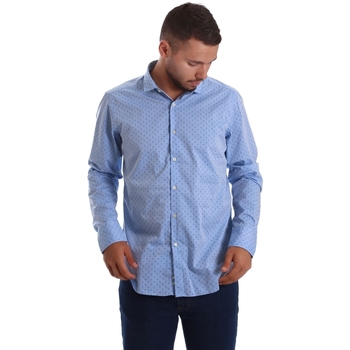 textil Hombre Camisas manga larga Gmf 965 971208/03 Azul