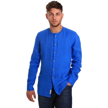 textil Hombre Camisas manga larga Gaudi 811BU45022 Azul