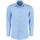 textil Hombre Camisas manga larga Kustom Kit K142 Azul