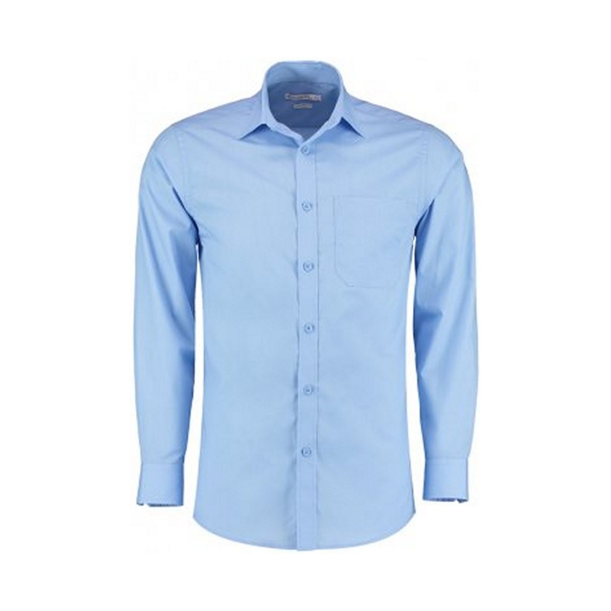 textil Hombre Camisas manga larga Kustom Kit K142 Azul