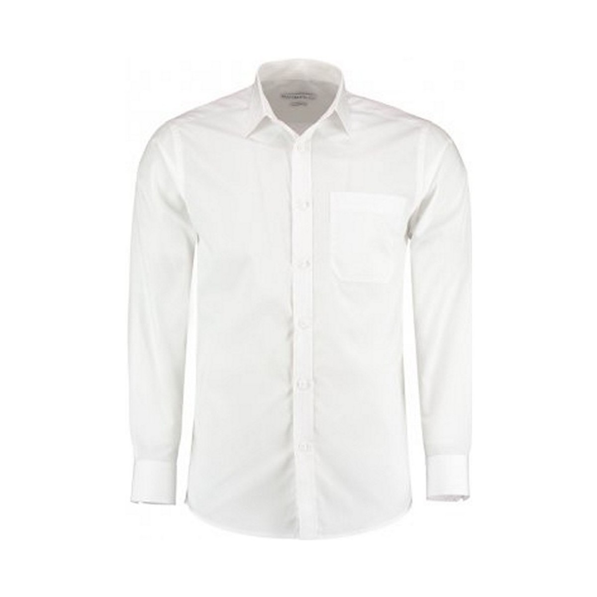 textil Hombre Camisas manga larga Kustom Kit K142 Blanco