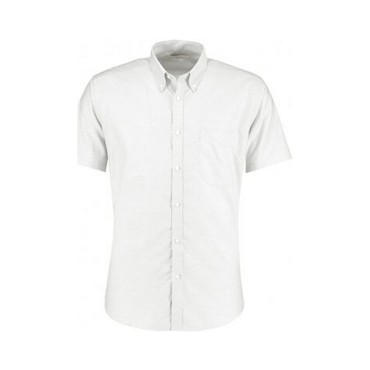 textil Hombre Camisas manga corta Kustom Kit KK183 Blanco