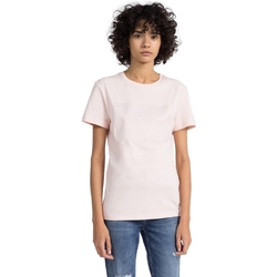 textil Mujer Camisetas manga corta Calvin Klein Jeans J20J207949 Rosado