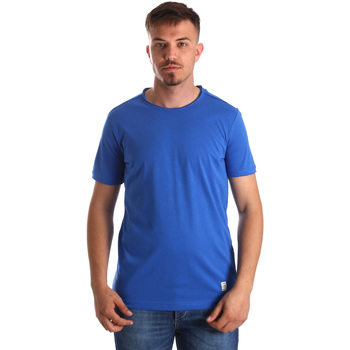 textil Hombre Camisetas manga corta Gaudi 911BU64023 Azul