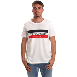 textil Hombre Camisetas manga corta U.S Polo Assn. 51520 51655 Blanco