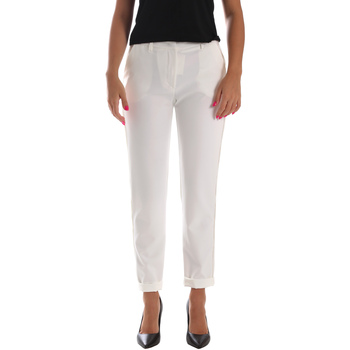textil Mujer Pantalones chinos Fracomina FR19SP684 Blanco