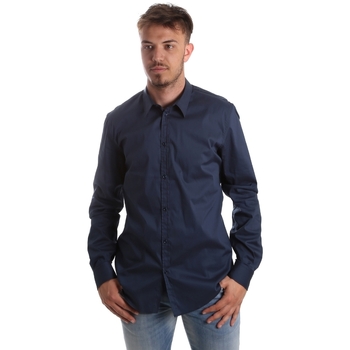 textil Hombre Camisas manga larga Gaudi 921FU45014 Azul