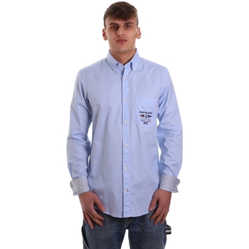 textil Hombre Camisas manga larga Navigare NV91061 BD Azul