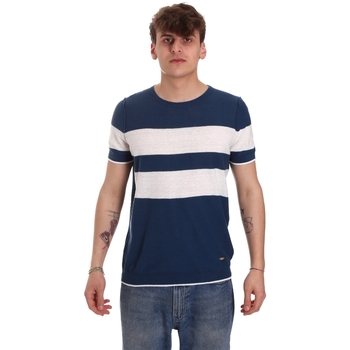 textil Hombre Camisetas manga corta Gaudi 011BU53023 Azul