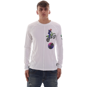 textil Hombre Camisetas manga larga Versace B3GVB70510618003 Blanco