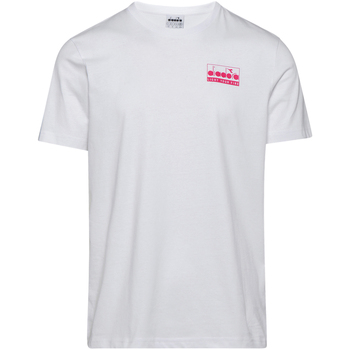 textil Hombre Camisetas manga corta Diadora 502175837 Blanco