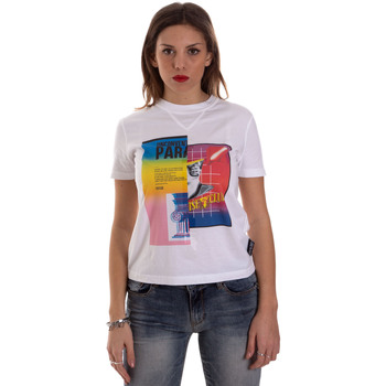 textil Mujer Camisetas manga corta Versace B2HVB7V630331003 Blanco