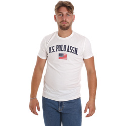 textil Hombre Camisetas manga corta U.S Polo Assn. 57117 49351 Blanco