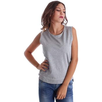 textil Mujer Camisetas sin mangas Fornarina BE17T524F42990 Gris