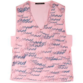 textil Mujer Camisetas sin mangas Fornarina BERT486C97366 Rosa