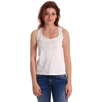 textil Mujer Camisetas sin mangas Fornarina SE175L04JG0709 Blanco