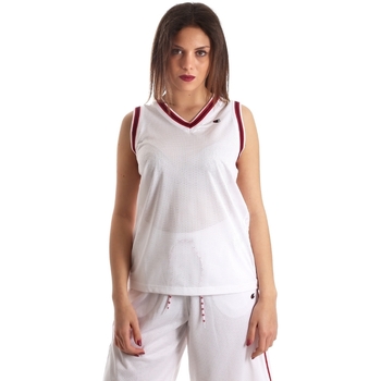 textil Mujer Camisetas sin mangas Champion 111382 Blanco