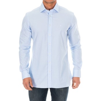 textil Hombre Camisas manga larga Hackett HM305468-513 Azul