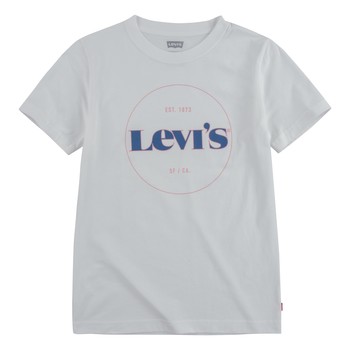 textil Niño Camisetas manga corta Levi's 9ED415-001 Blanco