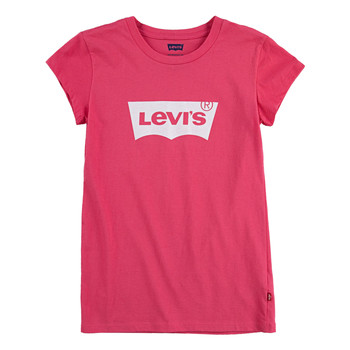 textil Niña Camisetas manga corta Levi's BATWING TEE SS Rosa