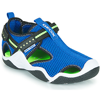 Zapatos Niño Sandalias de deporte Geox JR WADER Azul / Verde