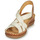 Zapatos Mujer Sandalias Pikolinos CADAQUES W8K Blanco / Marrón