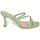 Zapatos Mujer Zuecos (Mules) Moony Mood OBIUTI Verde / Almendra