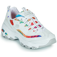 Zapatos Mujer Zapatillas bajas Skechers D'LITES SUMMER FIESTA Blanco / Multicolor