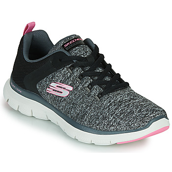 Zapatos Mujer Fitness / Training Skechers FLEX APPEAL 4.0 Gris / Rosa