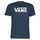 textil Hombre Camisetas manga corta Vans VANS CLASSIC Azul / Blanco