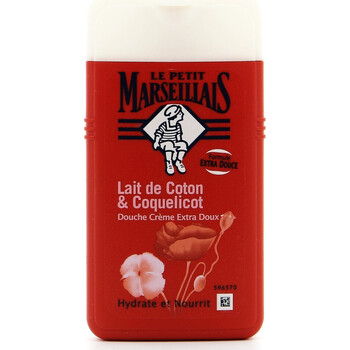 Belleza Mujer Productos baño Le Petit Marseillais Ducha Crema Extra Suave - Leche de Algodón y Amapola Otros