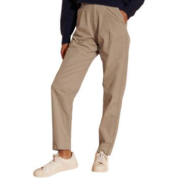 textil Pantalones Superdry Pleated Chino Beige