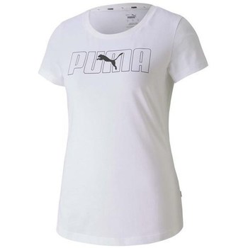 textil Mujer Camisetas manga corta Puma Rebel Graphic Tee Blanco