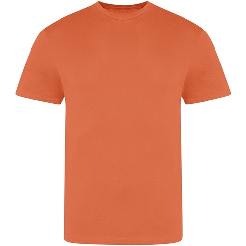 textil Hombre Camisetas manga larga Awdis The 100 Naranja
