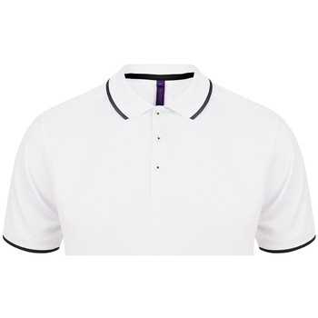 textil Hombre Tops y Camisetas Henbury HiCool Tipped Blanco