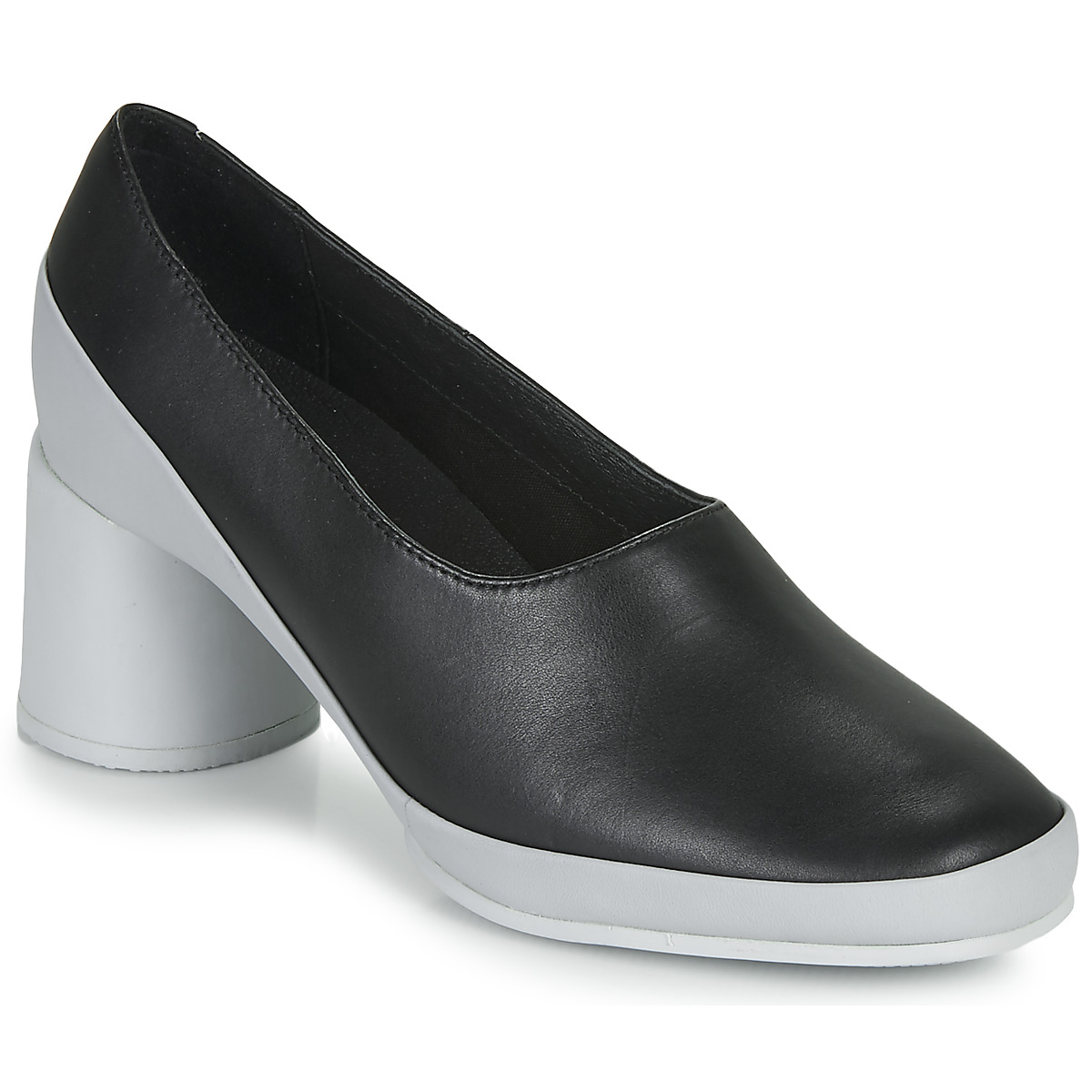 Zapatos Mujer Zapatos de tacón Camper UPRIGHT Negro / Blanco