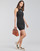 textil Mujer Vestidos cortos Calvin Klein Jeans MONOGRAM TANK DRESS Negro