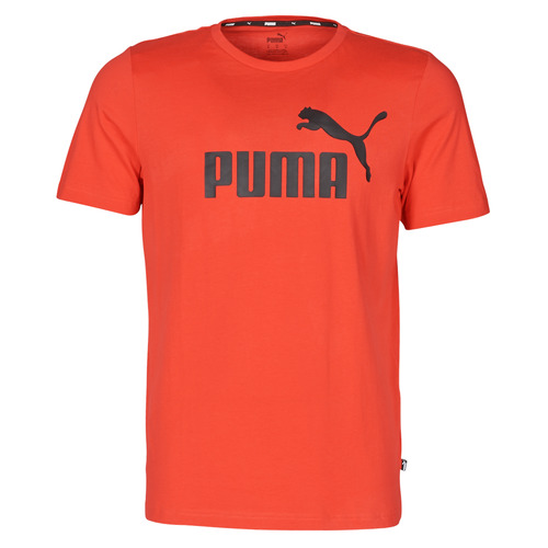 textil Hombre Camisetas manga corta Puma ESSENTIAL TEE Rojo