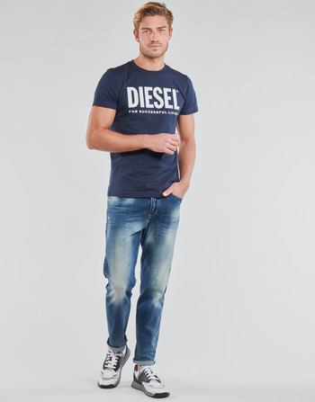 textil Hombre Vaqueros rectos Diesel D-FINNING Azul / Medium