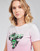 textil Mujer Camisetas manga corta Guess SS CN PALMS TEE Rosa / Multicolor