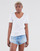textil Mujer Camisetas manga corta Tommy Jeans SOFT JERSEY V NECK Blanco