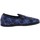 Zapatos Mujer Pantuflas Haflinger SLIPPER JAQUARD Azul