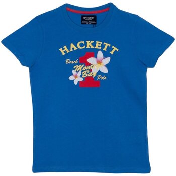 textil Niño Camisetas manga corta Hackett HK500152-545 Azul