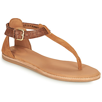 Zapatos Mujer Sandalias Clarks KARSEA POST Marrón / Camel