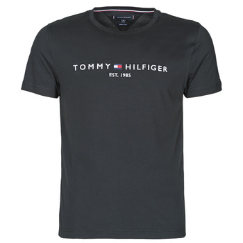 textil Hombre Camisetas manga corta Tommy Hilfiger CORE TOMMY LOGO Negro